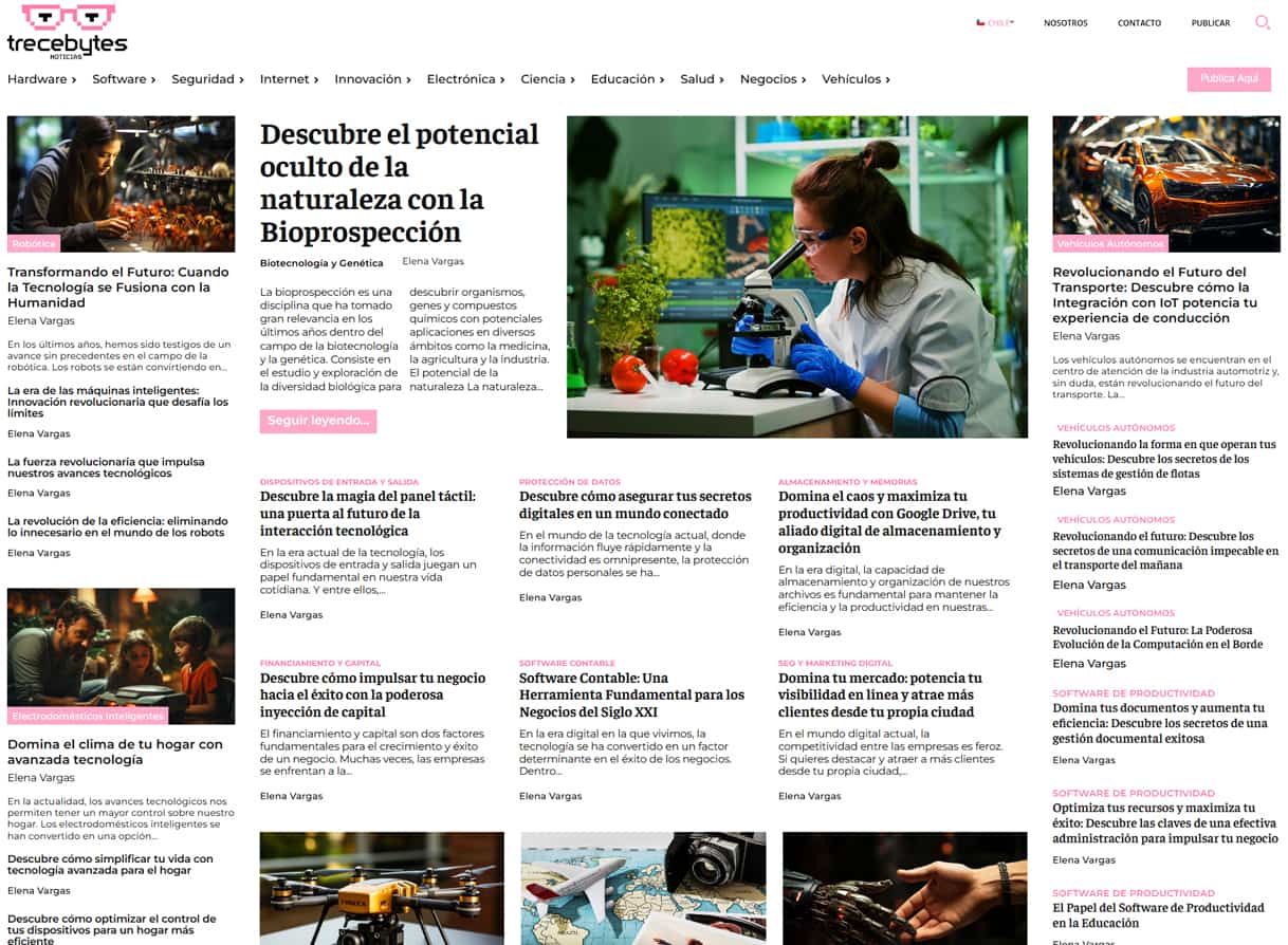 Portal de Tecnología trecebytes.cl Portal de Tecnología trecebytes.cl