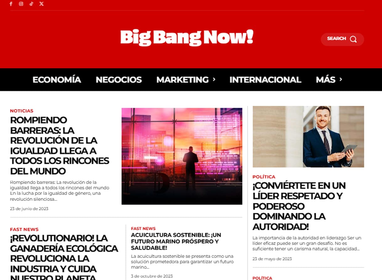 Portal de Noticias bigbangnow.com/es Portal de Noticias bigbangnow.com/es